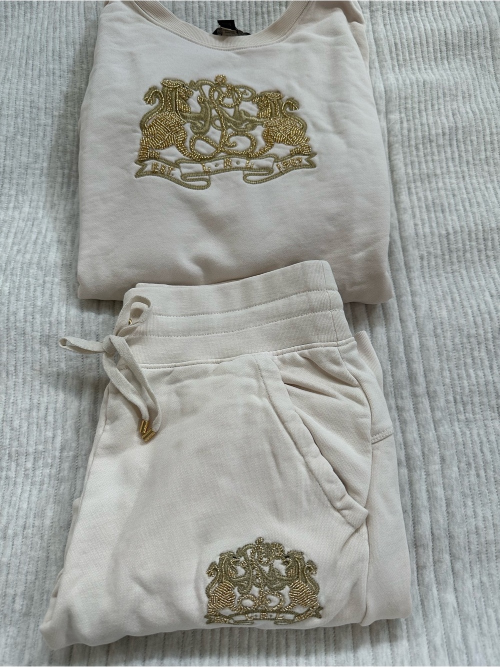 Ralph Lauren embroidered matching sweatshirt and joggers set